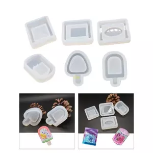 Cốc Silicon Hình Mặt DIY - Khóa Nhựa và Epoxy Cho Vòng Cổ