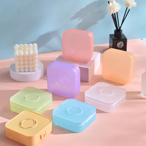 【Roshy】hộp đựng bông phấn thoáng khí chống bụi Hộp đựng bông phấn hộp đựng bông phấn cỡ lớn