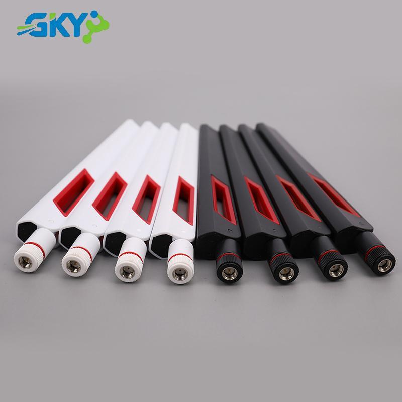 GKY 2 chiếc 10 dbi Ăng-ten WIFI băng tần kép 2.4G 5G 5.8Gh Ăng-ten đa năng Bộ khuếch đại GKY