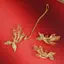 Bộ kẹp tóc Phoenix Kẹp tóc tua rua vàng hợp kim Phong cách Trung Hoa dành cho nữ Hanfu Wedding Dancer Wear [mới]