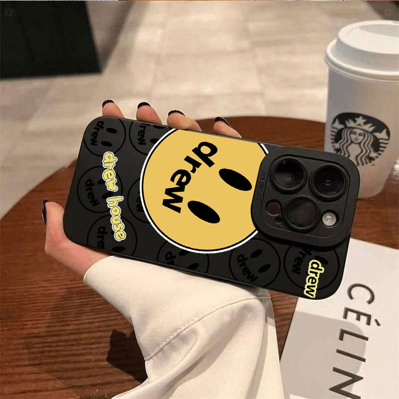 Ốp lưng iPhone họa tiết Drew silicone lỏng mềm mạidành cho iPhone X/XS/XR/11/12/13/14/15/16/17/Plus/Air/Pro/Max