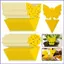 Fruit Fly Catcher 40 Miếng Dính Nhanh Không Mùi Ngoài Trời Thực Vật Gnat Bẫy Kiểm Soát Cho Nhà Bếp Thức Ăn mueadsyvn