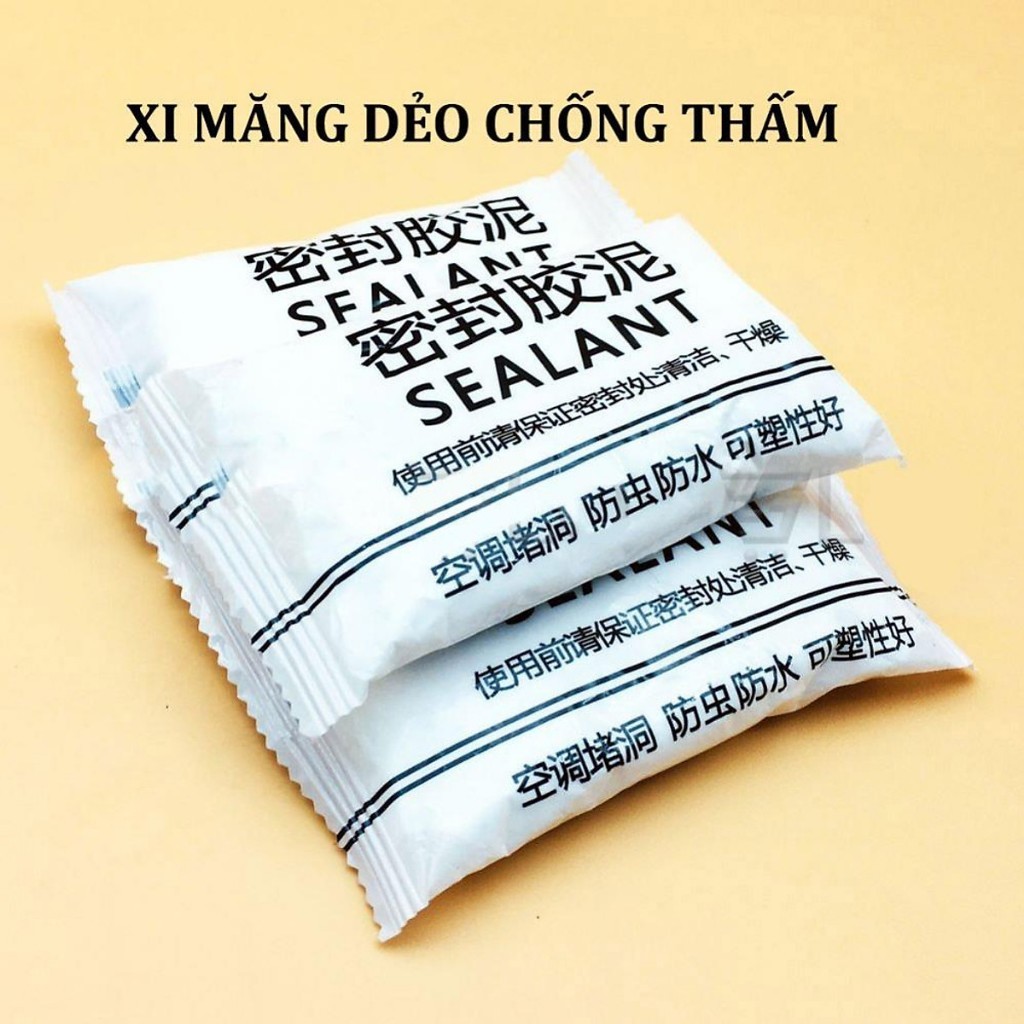 Xi Măng Dẻo Bịt Lỗ Điều Hoà, Keo Xi Măng Trắng Bít Lỗ Tường/ Đường ống Nước/ Khe Rãnh