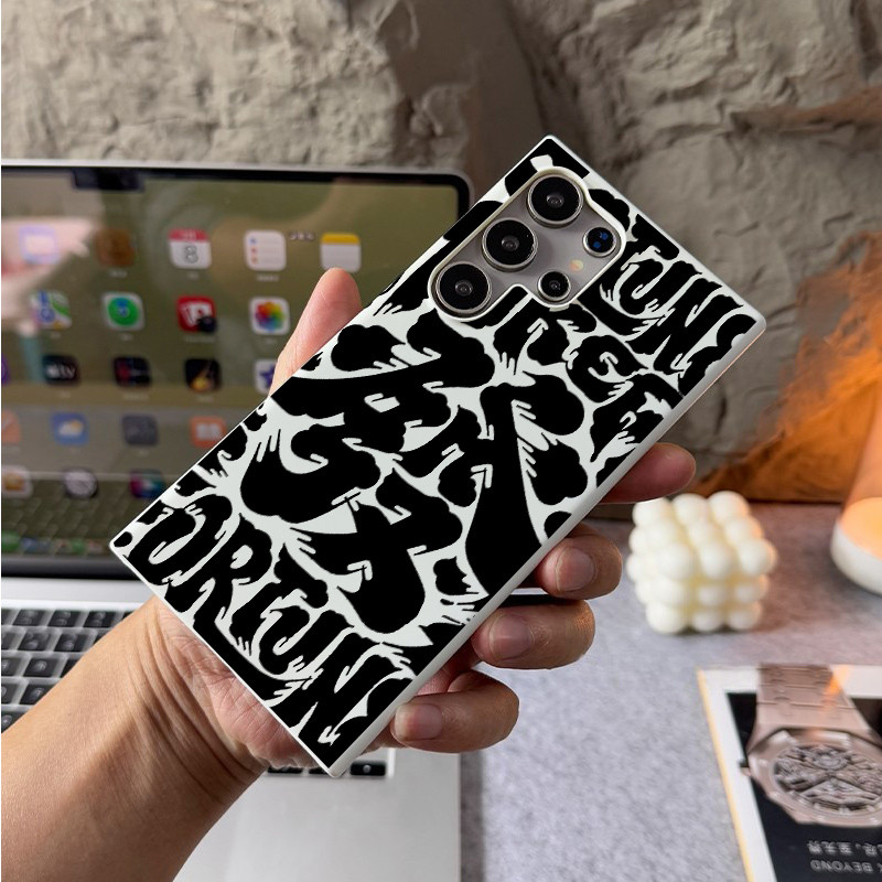 Dành Cho Samsung S26 Ultra S25 S24 Ultra S25FE S24 FE S23 “Làm Giàu ”“ FA ” Micro Matte Vỏ Điện Thoại Cứng Ultra S22 S21 S20 A55 A56 A17 A15 A26 / Vỏ Chống Vân Tay