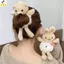 < YEI > Hoạt Hình Dễ Thương Ôm Gấu Dây Cao Su Cho Bé Gái Sang Trọng Đuôi Ngựa Maruko Dây Buộc Tóc Co Giãn Vòng Tóc Mũ Bé Gái Trẻ Em Phụ Kiện Tóc Mới