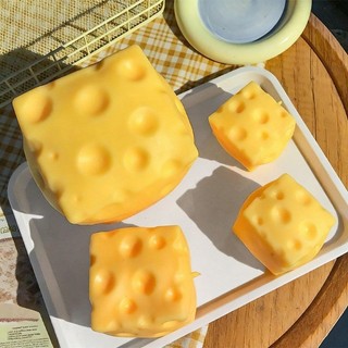 Cực Lớn Phô Mai Fidget Đồ Chơi Chậm Có Thể Định Hình Bóng Thông Hơi Thực Tế Khổng Lồ Bóp Đồ Chơi Để Giảm Căng Thẳng