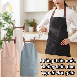 Tạp dề chống thấm nước Tạp dề nhà bếp PVC Có thể điều chỉnh Nấu nướng BBQ Nhà hàng Sử dụng tại nhà Unisex