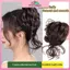 MYPANDA Tóc tổng hợp chignon xộn xoăn kèm kẹp tóc co giãn scrunchy dành cho nữ