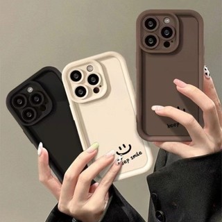 Dành Cho IPhone17 16 15 14 13 12 11ProMax X XR XSMax 7Plus Đơn giản Vintage mặt cười emo trường hợp điện thoại chống rơi