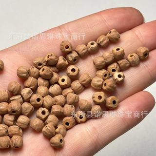 Tự nhiên Hạt Cypress Tây Tạng Cũ Mật Độ Cao, 108 Hạt Cho DIY