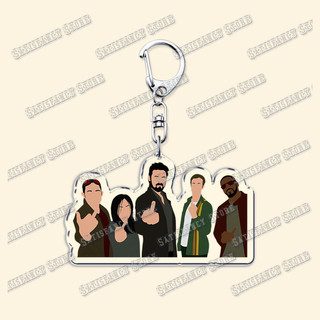 Hot The Boys TV Show Keychains Homelander Billy Butcher Starlight Key Chain Ring for Bag Hero Pendant Keyring Jewelry