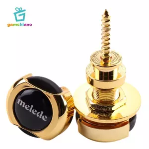 2 Miếng Dây Đeo Đàn Guitar Khóa Các Bộ Phận Thay Thế Đóng Cửa Di Động Hợp Kim Kẽm Cho Nhạc Sĩ Sử Dụng Sân Khấu Sử Dụng Tại Nhà