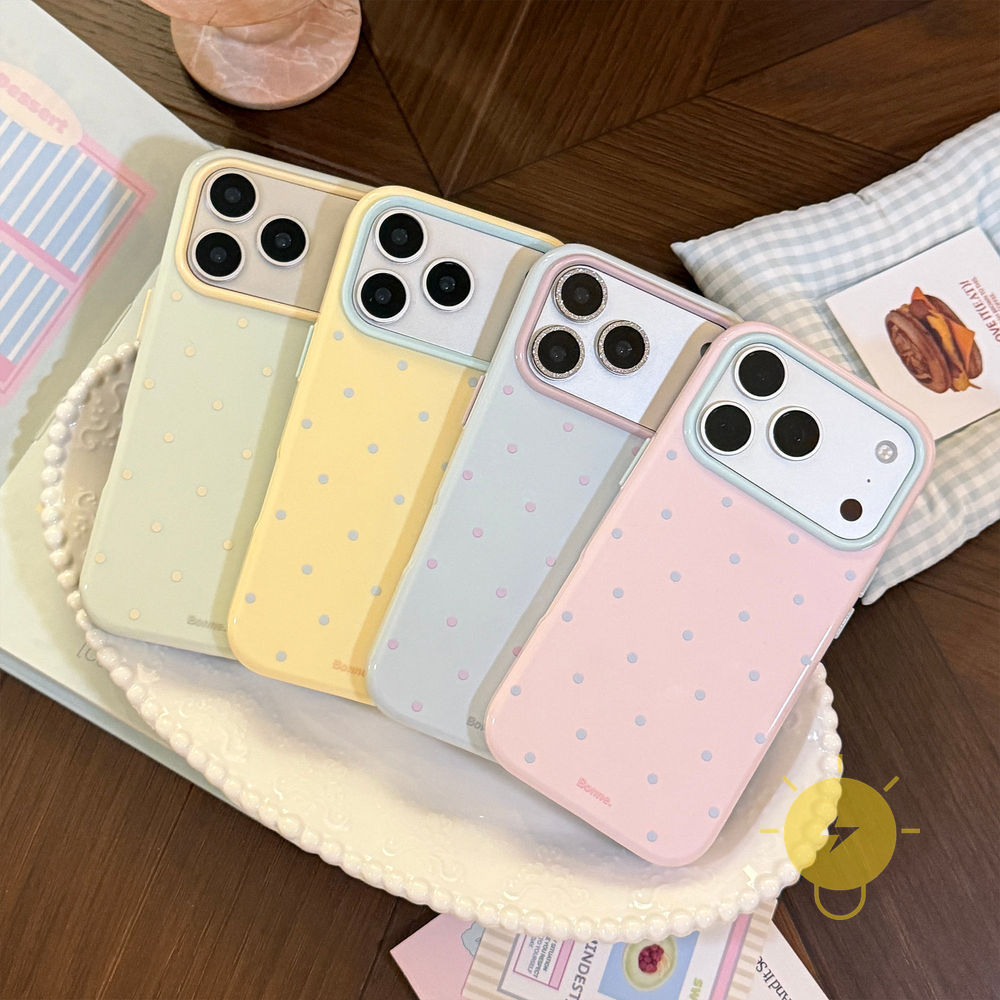 Phone Case For iPhone 17 Pro Max 16 15 14 13 TPU Aesthetic Korean Cute