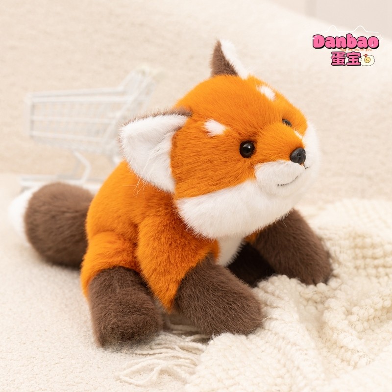[DANBAO] Happy Little Fox Đồ chơi sang trọng Búp bê cáo dễ thương Chất liệu mềm Quà tặng cho trẻ em Quà tặng sinh nhật DANBAO Đồ chơi