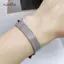 AqToCna Thép Không Gỉ Lưới Dây Đeo Đồng Hồ Vòng Tay Bule Staing Lắc Tay Quà Tặng Cho Người Bạn Thân Nhất Của Cô Quà Tặng AqToCna