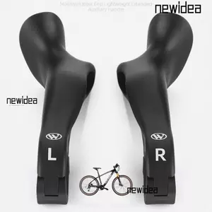 NEWIDEA Phó Tay Cầm, Tay Lái Xe Đạp Chống Trơn Trượt Màu Đen, Sừng Bò Nylon MTB Xe Đạp Đường Bộ Phụ Kiện Xe Đạp
