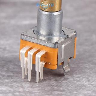 E-WOITD EC110701Bộ mã hóa quay trục hai trục N2B có công tắc nút nhấn Xoay 360 độ 30 vị trí 15 tay cầm xung E-WOITD