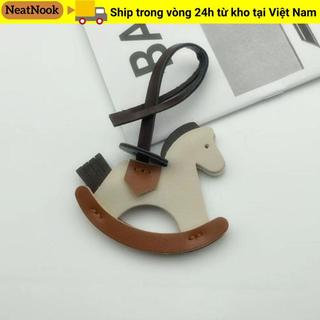 Mặt dây chuyền túi ngựa NEATNOOK, Dây buộc dễ thương Pony Ví treo mặt dây chuyền, Quà tặng động vật chất lượng cao Túi da PU Mặt dây chuyền Túi DIY Phụ kiện