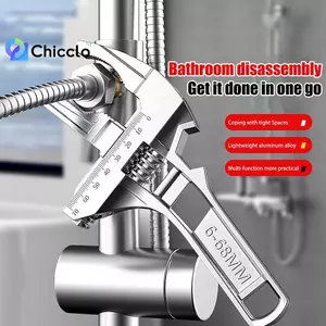 Bộ sửa chữa đa năng 6-68mm Dụng cụ cầm tay phòng tắm Cờ lê mở lớn Đai ốc Chìa khóa có thể điều chỉnh Cờ lê công cụ sửa chữa nhà Cờ lê đẹp