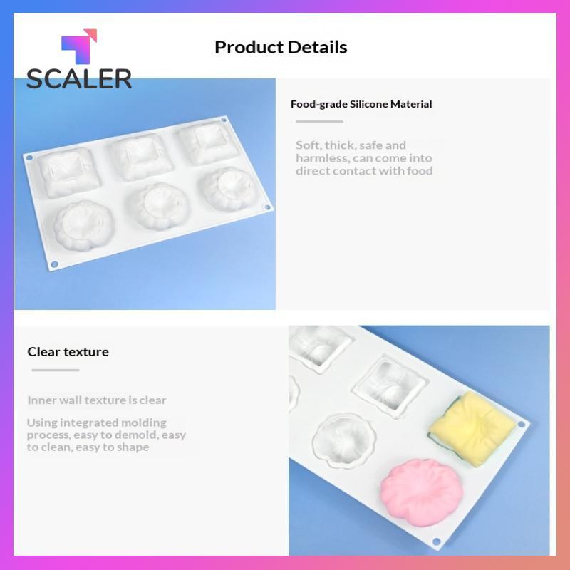 SCALER Silicone 3D Gối Mousse Khuôn Bánh Đan Len Bóng Hình Không Sti Sáng Tạo Máy Nướng Cho Tiệc Ngày Lễ Làm Bánh Hiện Tại.