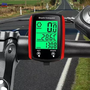 XOITOP Đồng Hồ Tốc Độ Có Dây Cho Xe Đạp Xe Đạp LCD Tốc Độ Đồng Hồ Đo Tốc Độ Tiếng Anh Chống Nước Xe Đạp Phụ Kiện Dạ Quang Cho Ngày / Đêm Đi Xe Đạp VN