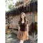 Bộ đồ cổ điển kiểu Pháp dành cho nữ Mùa hè Phong cách mới Slim-fit Slimer Look Áo thun ngắn tay ren Sling Bộ đồ hai mảnh Cảm giác cao cấp