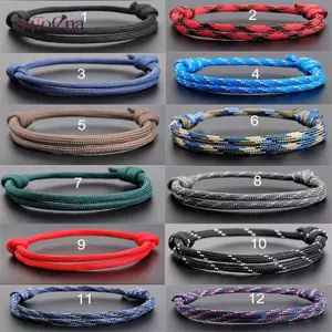 AqToCna Tối Giản Hải Lý Bện Dây Lướt Sóng Vòng Tay Handmade Có Thể Điều Chỉnh Dây Vòng Tay Dành Cho Nam Nữ Cặp Đôi Vòng Tay Trang Sức Quà Tặng AqToCna
