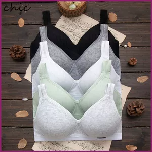 YT4 12-18 Tuổi Bé Gái Quần Lót Cotton A Cup Huấn Luyện Áo Ngực Thiếu Niên Thể Thao Tuổi Teen Trẻ Em Thể Dục Áo Ngực Thanh Niên Nhỏ