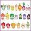 YT4 Mifusand Plushie Trái Cây Rau Mèo Sang Trọng Móc Khóa Hoạt Hình Dễ Thương Túi Charm