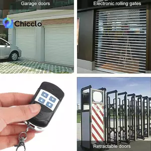1Pc 4 Nút 433MHZ Cổng Mã Cán Dụng Cụ Mở Cửa Nhà Để Xe Nhân Bản Điều Khiển Từ Xa Đẹp