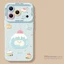 Ốp điện thoại tráng miệng màu xanh dễ thương cho iPhone 17 16 15 14 13 12 11 Pro Max X Xr Xs Max 7 8 Plus SE2020