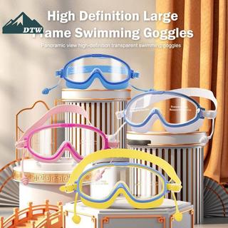 DTW Khung Lớn Trẻ Em Kính Bơi Chống Sương Mù Chống Thấm Nước UV Protectionfortable Phù Hợp Cho Trẻ Em Bể Bơi Hoạt Động Thể Thao