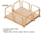 Linh hồn| Giá đỡ khăn ăn thanh áp suất hình chữ V Giá đỡ khăn ăn bằng sắt Giá đỡ khăn ăn cho bàn – Cánh tay có trọng lượng phẳng Giấy vuông Hộp đựng khăn ăn Cocktail cho nhà bếp