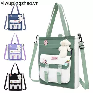 Canvas Hướng Dẫn Túi Bé Trai Bé Gái Túi Xách Học Sinh Tiểu Học Một Vai Túi Trẻ Em Chống Thấm Nước Nhiều-