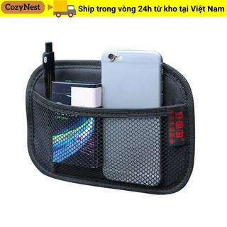 Túi đựng đồ COZYNEST, Bảo quản ô tô bằng vải đen, Dụng cụ sắp xếp lưới ô tô đa năng cho ô tô