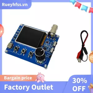 Máy hiện sóng đơn giản Mini với màn hình màu TFT 1,8 Inch, đo dạng sóng, đồng hồ tần số, đầu ra sóng vuông