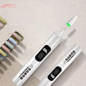 Máy khoan móng tay không dây HFSHY 35000RPM Máy cắt móng tay Sửa chữa móng chân Máy phay đánh bóng Máy chà nhám USB Sạc móng tay Tập tin đánh bóng VN