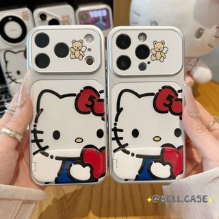 Dành Cho IPhone 17 16 15 14 Plus 13 12 11ProMax X XR XS Phim hoạt hình KT gương đứng trường hợp điện thoại