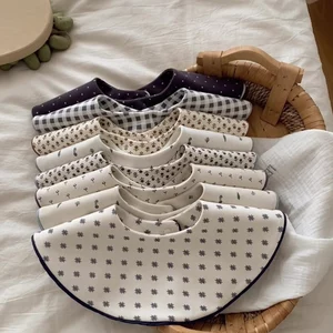 Sơ Sinh Trẻ Em Nước Bọt Khăn Yếm Bé Cotton Nguyên Chất Lớp Một Mùa Hè Nhanh Khô Chống Thấm Nước Nguyên Chất Cotton Chống Thấm Nước Yếm OETF