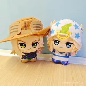 JoJo Kỳ Dị Phiêu Lưu Anime Xung Quanh Johnny Joestar Gyro Zeppeli Sang Trọng Búp Bê Sang Trọng Plushie Đồ Chơi Nhồi Bông 10cm Nunu In Hoa Cơ Thể Mặt Dây Chuyền Quà Tặng Sinh Nhật