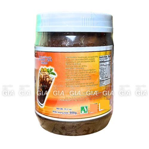 Me dầm hạt mềm Tấn Lộc hũ 900g - pha đá me, trà me