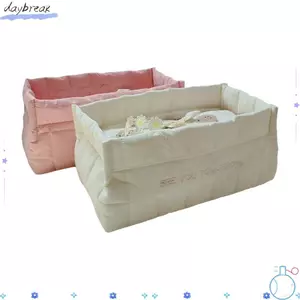 Giỏ đựng đồ DAYBREAK, Hộp sắp xếp lưu trữ để bàn, Hộp sắp xếp quần áo màu trơn di động cho bé