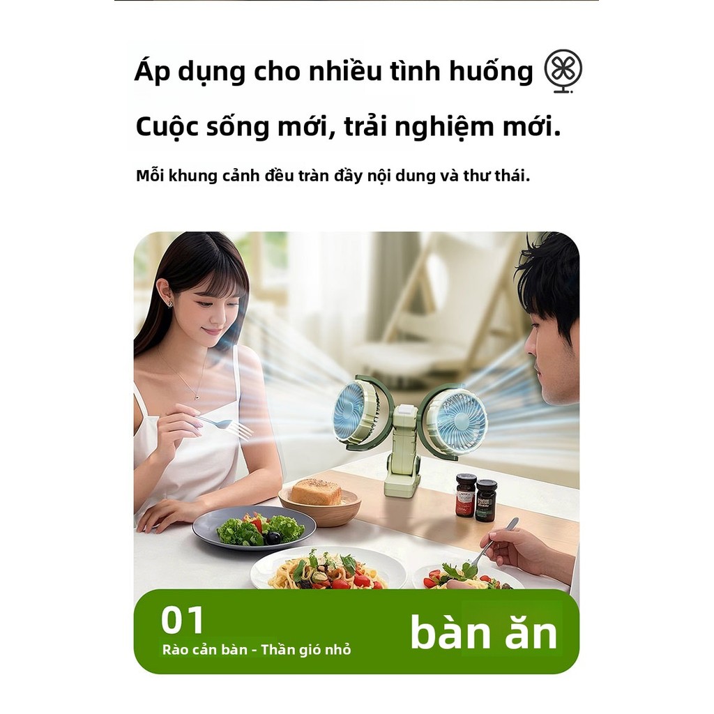 [Bảo Hành 1 Đổi 1] Quạt Đôi Ô Tô VINZEO 2026 - Xoay 360 Độ, 3 Cấp Độ Gió, Siêu Mạnh & Êm Ái cho Xe Hơi
