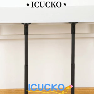 ICUCKO Đồ Nội Thất Hỗ Trợ Chân, Hỗ Trợ Chân Bàn Thép Không Gỉ Thanh Hỗ Trợ, Tăng Chiều Cao Có Thể Điều Chỉnh Gấp Bàn Hỗ Trợ Chân Đế Khung Giường