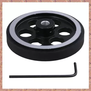Bánh xe đo mã hóa quay đo cao su nhôm công nghiệp 200X6mm (R F C V)