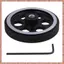 Bánh xe đo mã hóa quay đo cao su nhôm công nghiệp 200X6mm (R F C V)