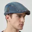FUJIOU Mũ Newsboy Denim đã giặt, Mũ nồi họa sĩ phong cách Cotton, Mũ chuyển tiếp có thể điều chỉnh thông thường Mũ lưỡi trai màu trơn dành cho nữ