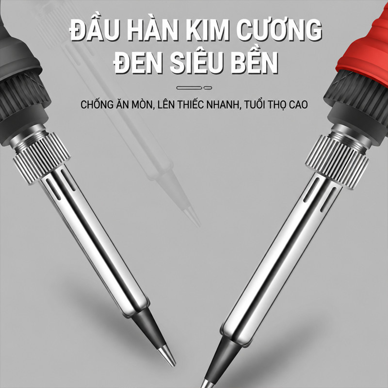 Bộ Mỏ Hàn 80W Màn Hình Số LED - Công Cụ Tỉ Mỉ, Điều Chỉnh Nhiệt Độ, Cho Công Việc Điện Tử & Thủ Công