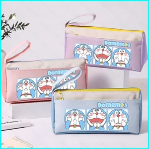 HT2 Doremon Hộp Đựng Bút Sinh Viên Túi Bảo Quản Dung Tích Lớn Hoạt Hình Dễ Thương Túi Văn Phòng Phẩm TH2