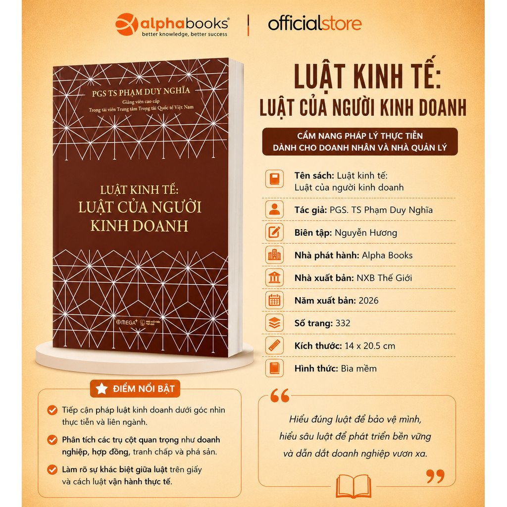 Bìa sách Luật kinh tế Luật của người kinh doanh PGS. TS Phạm Duy Nghĩa